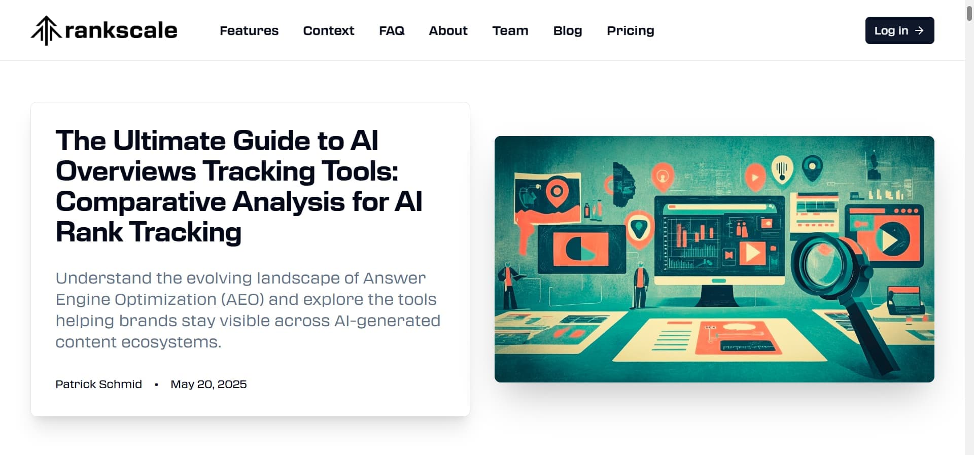AI rank tracking software
