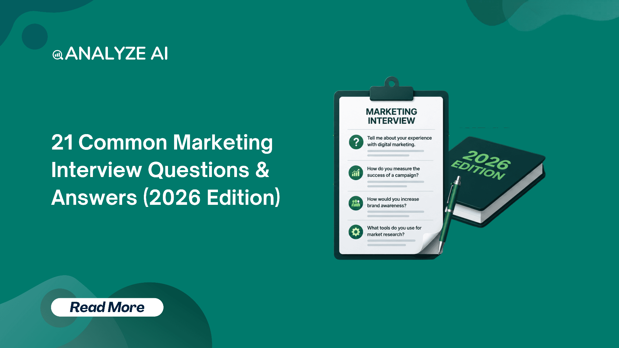 21 Common Marketing Interview Questions & Answers (2026 Edition)