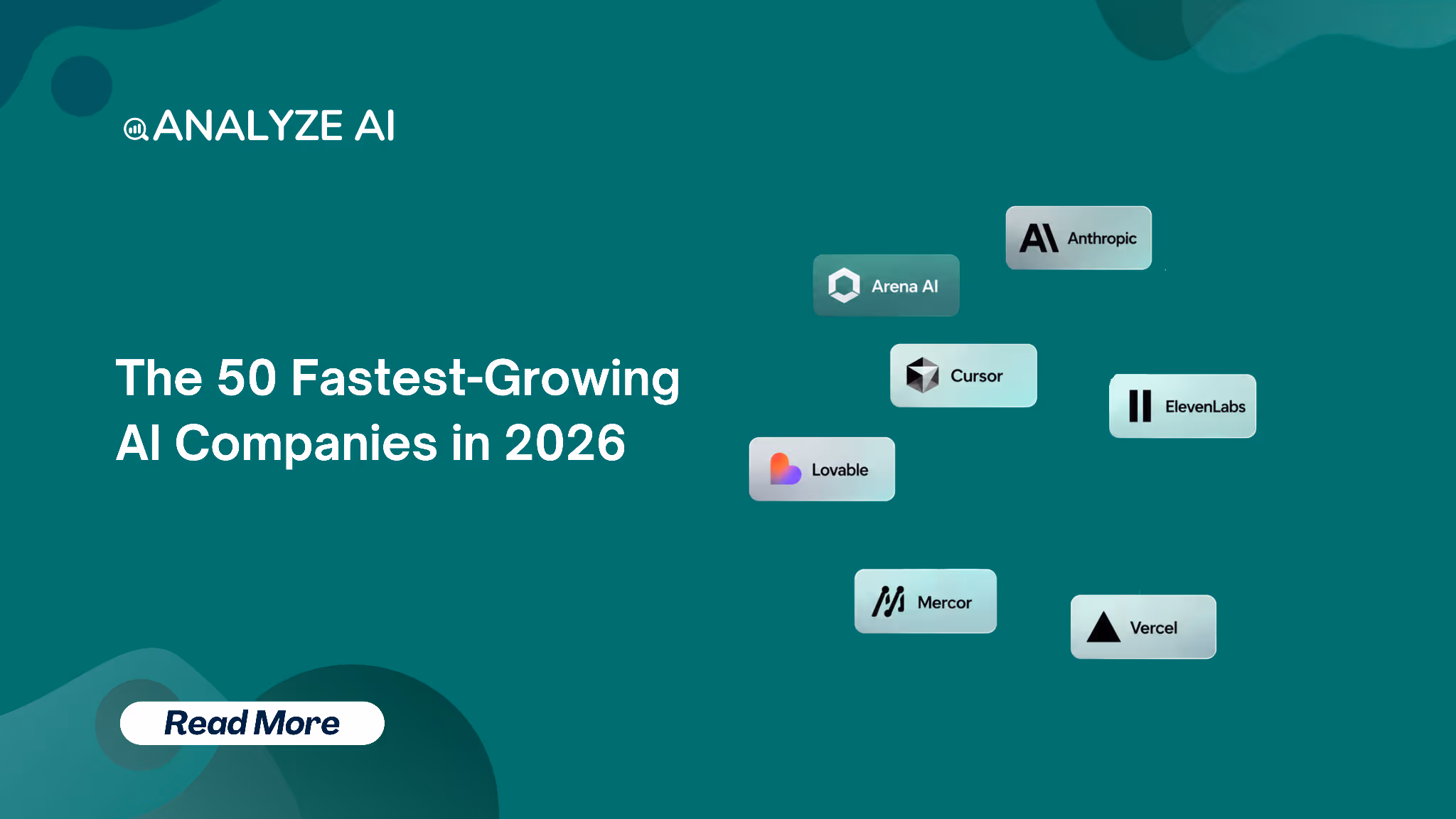The 50 Fastest-Growing AI Companies in 2026