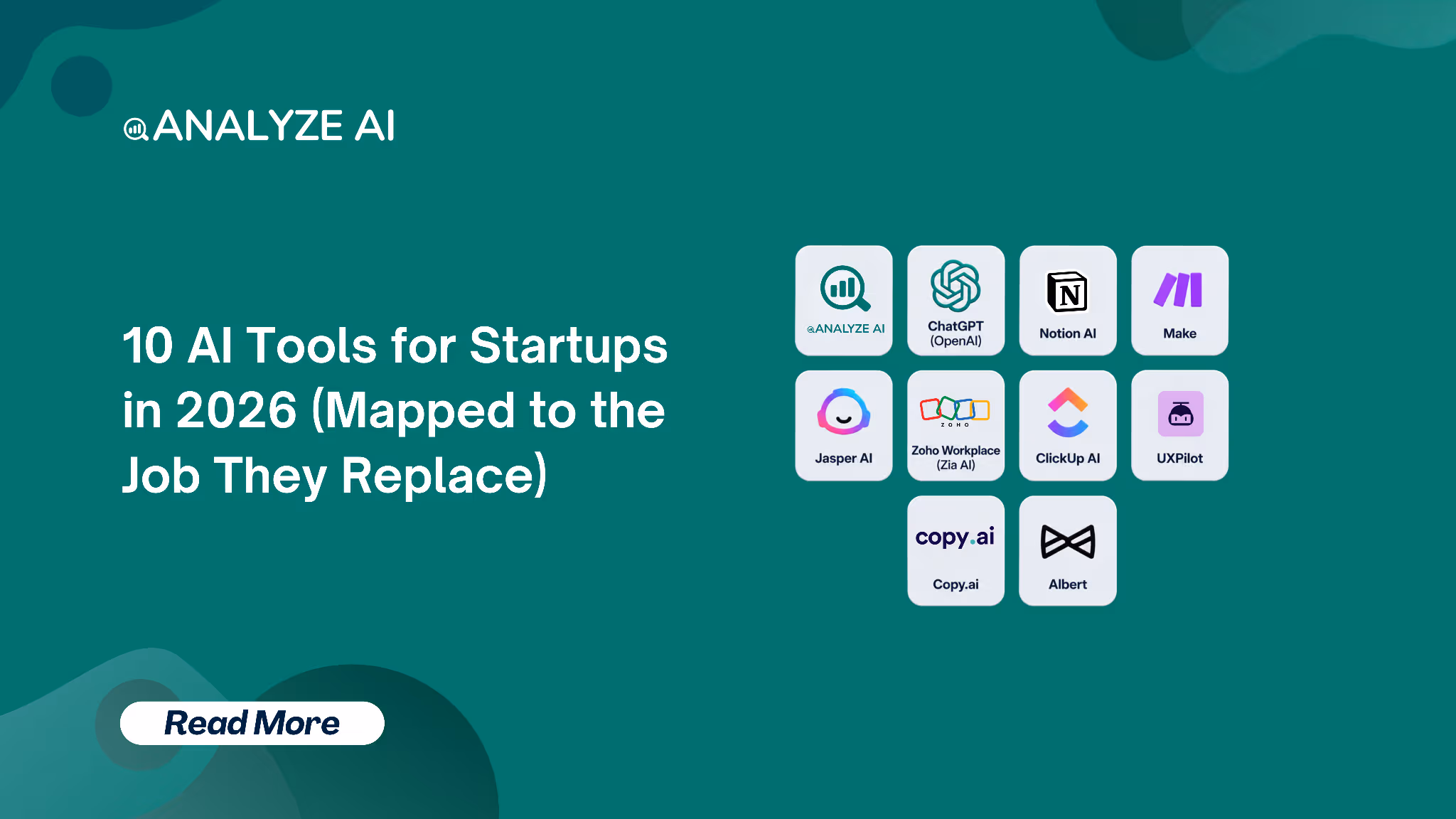 10 AI Tools for Startups in 2026 (Mapped to the Job They Replace)