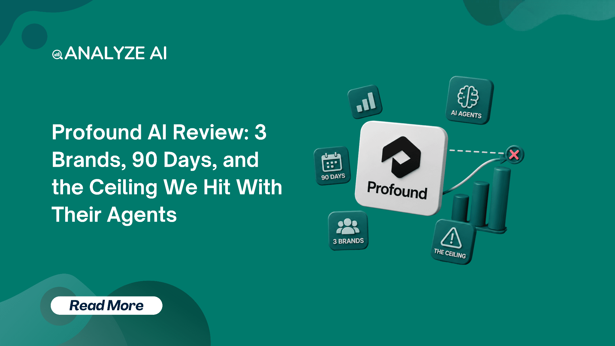 Profound AI Review: 3 Brands, 90 Days, and the Ceiling We Hit With Their Agents