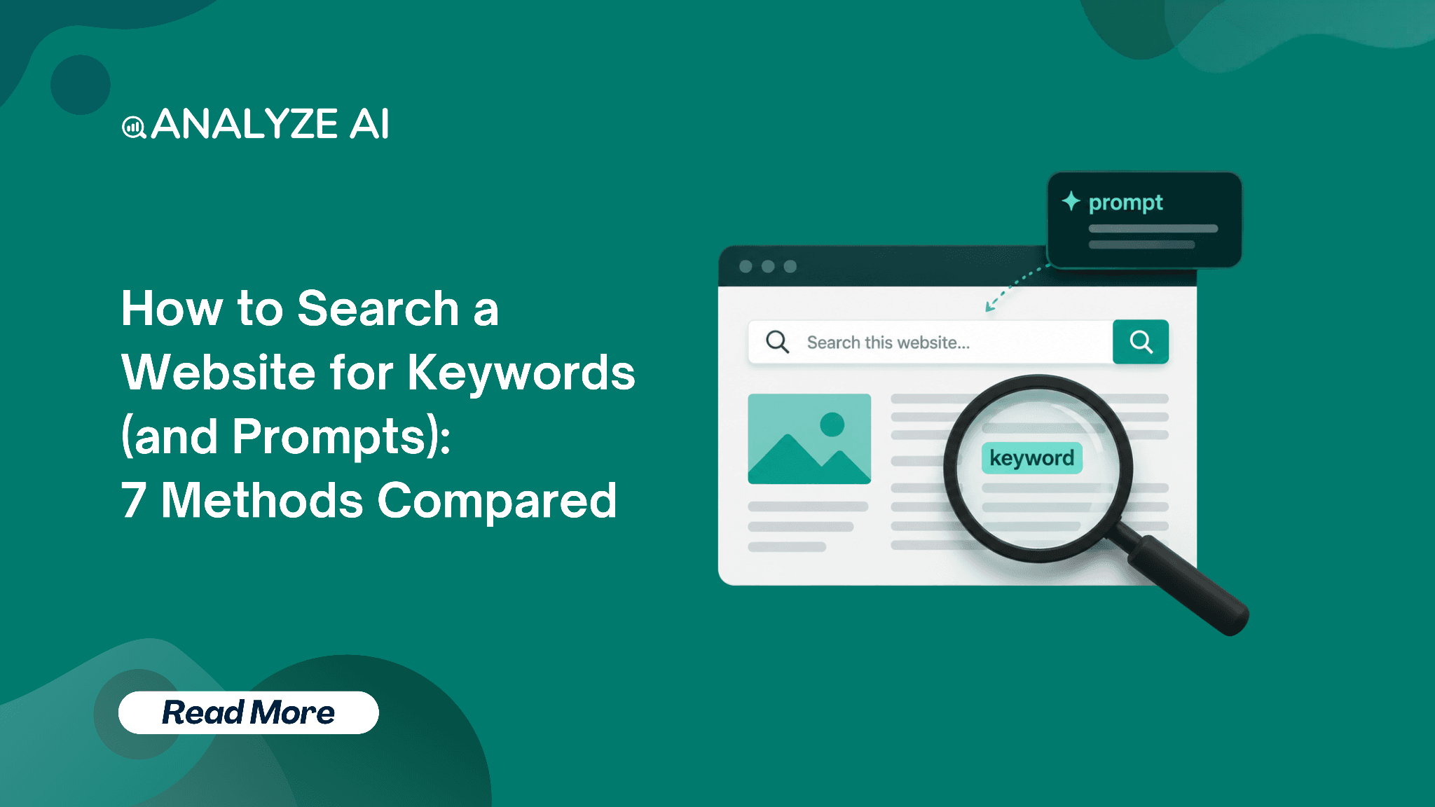 How to Search a Website for Keywords (and Prompts): 7 Methods Compared