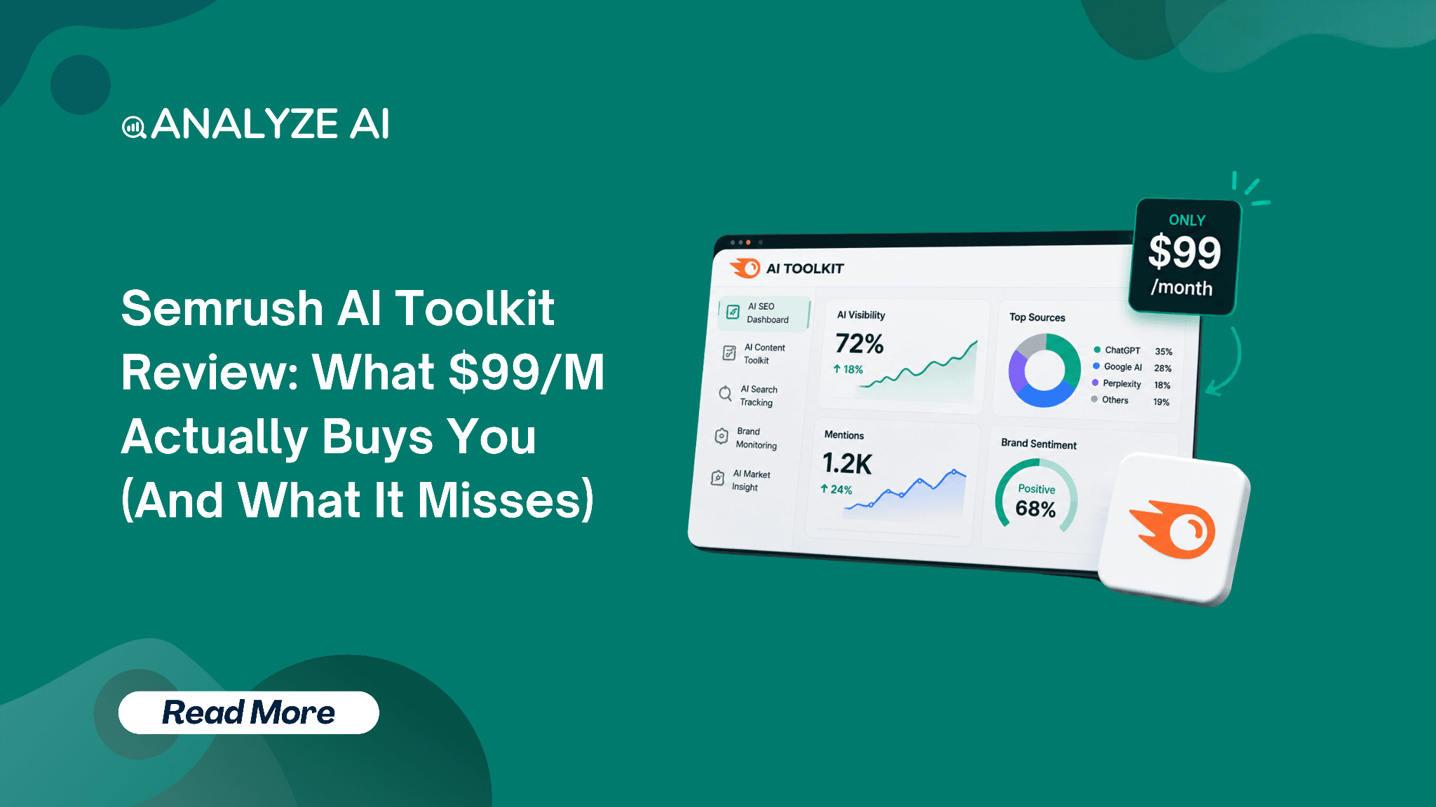 Semrush AI Toolkit Review: What $99/Month Actually Buys You (And What It Misses)
