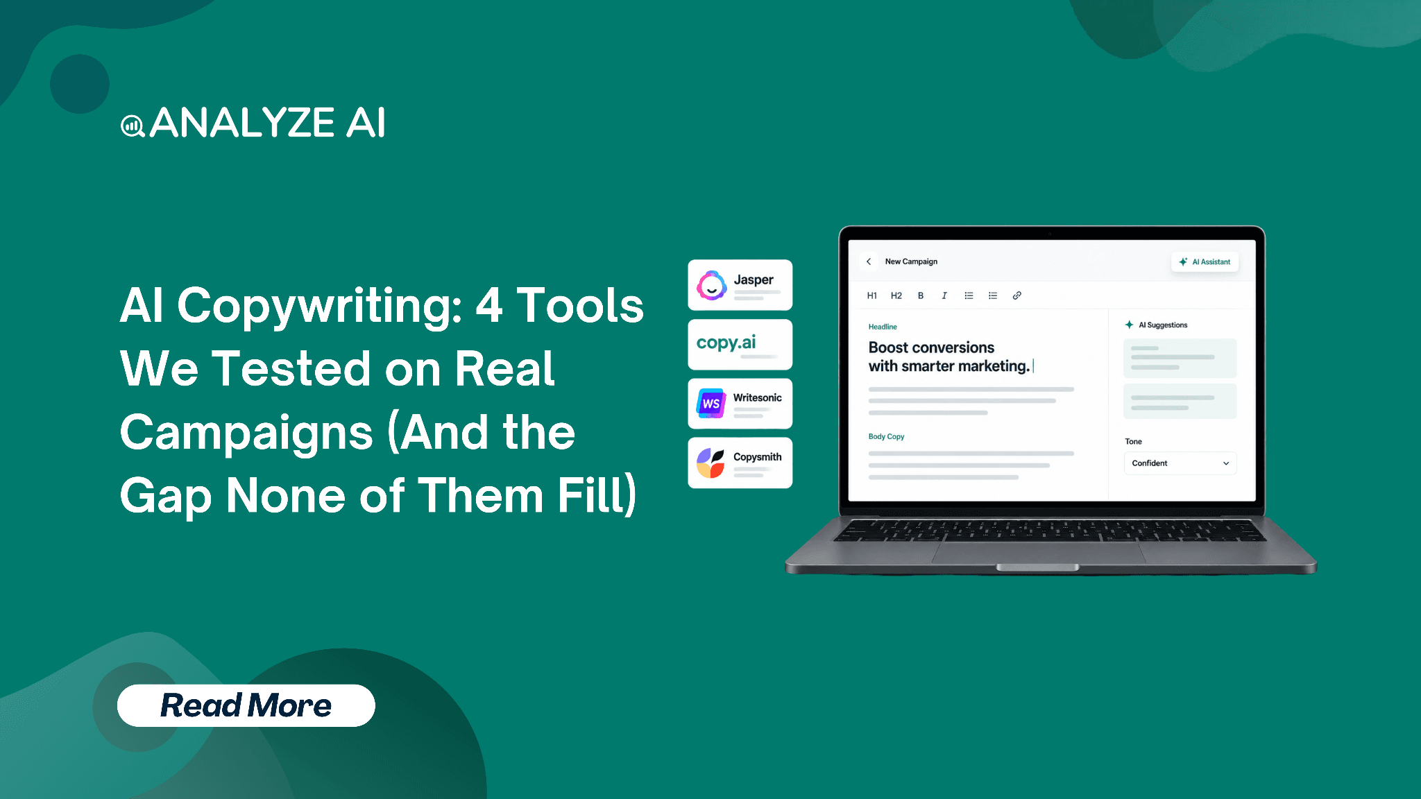 AI Copywriting: 4 Tools We Tested on Real Campaigns (And the Gap None of Them Fill)