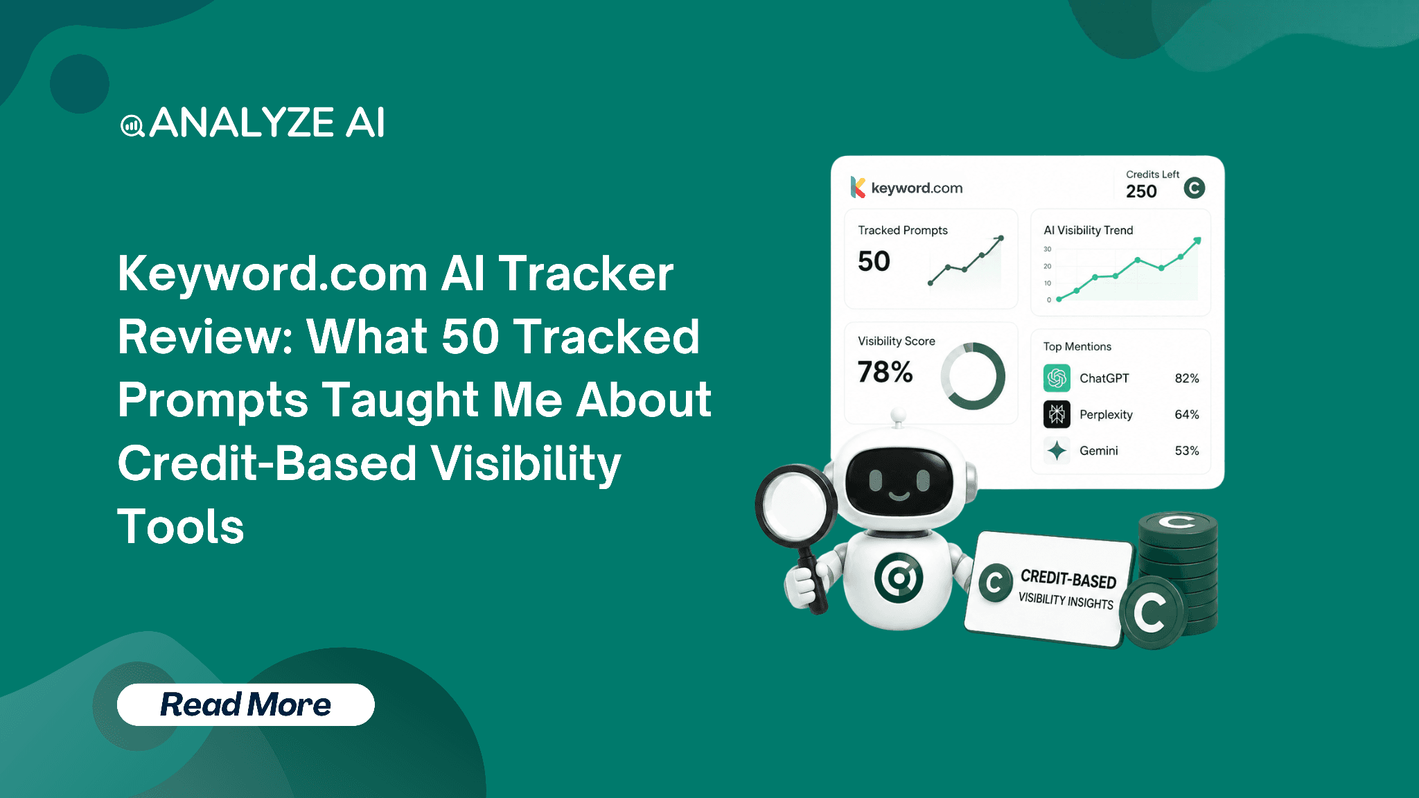 Keyword.com AI Tracker Review: What 50 Tracked Prompts Taught Me About Credit-Based Visibility Tools