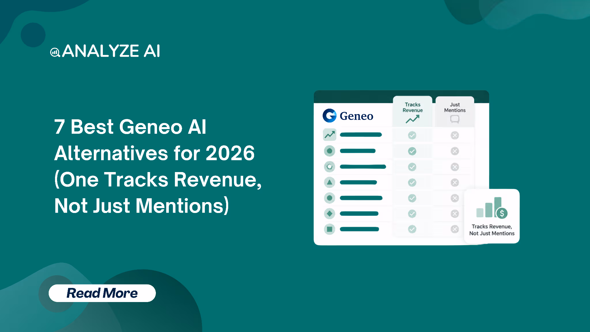 7 Best Geneo AI Alternatives for 2026 (One Tracks Revenue, Not Just Mentions)