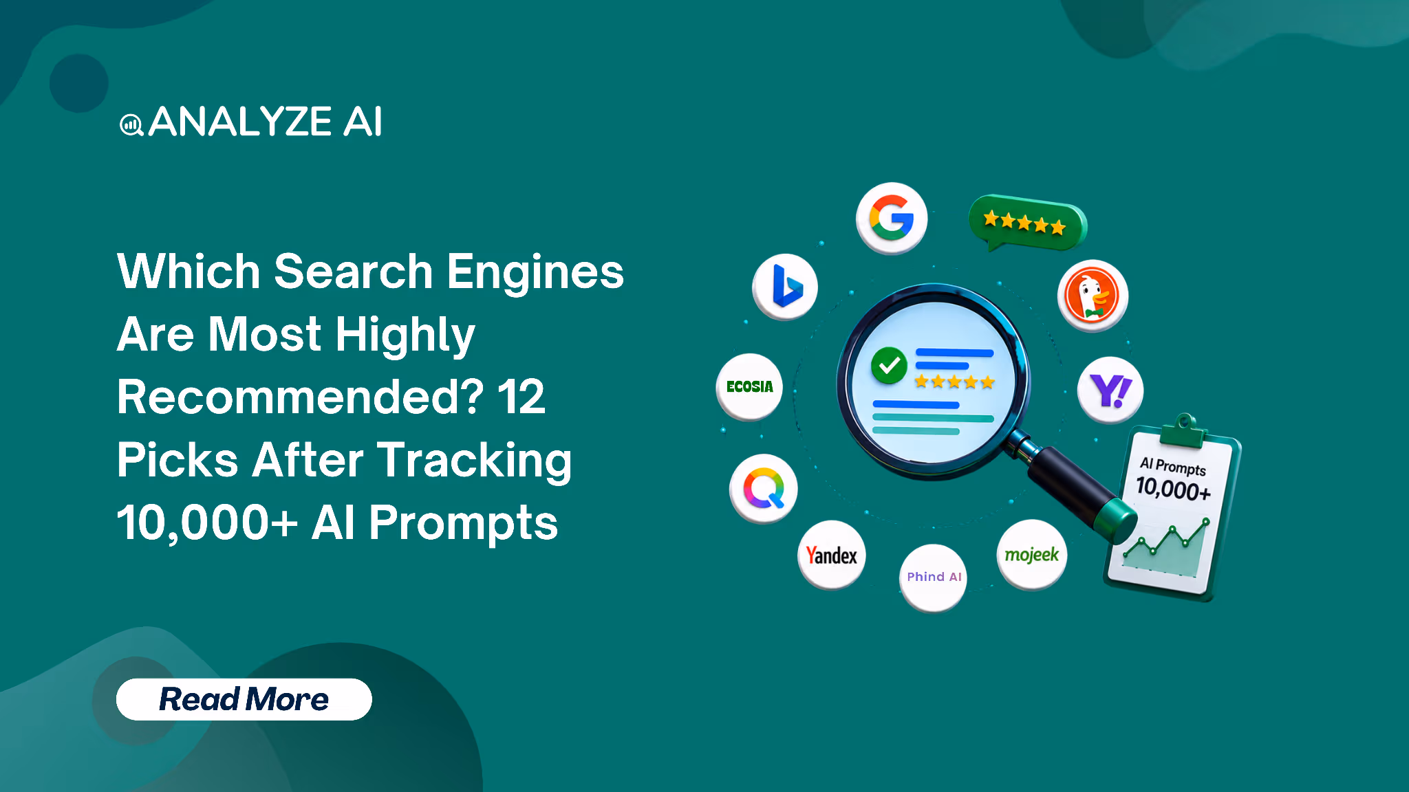 Which Search Engines Are Most Highly Recommended? 12 Picks After Tracking 10,000+ AI Prompts